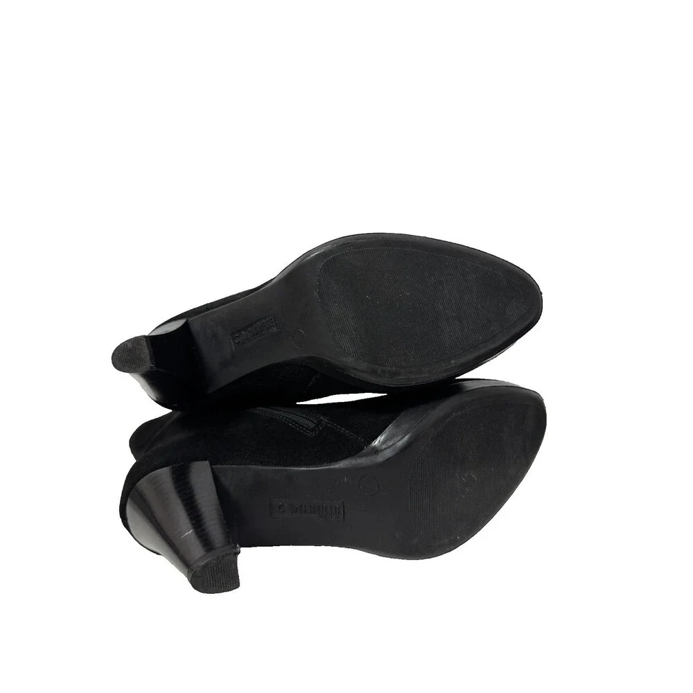 La Canadienne Women’s Suede Ankle Booties Sz 7.5 Made in Canada